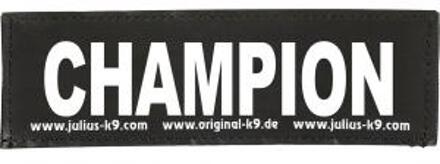 Juluis K9 - Tekstlabel – Champion Groot
