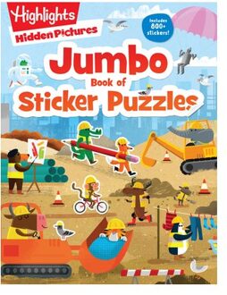 Jumbo Book Of Sticker Puzzles: Ultimate Sticker Puzzle Fun With Over 800 Stickers & 100 - Highlights