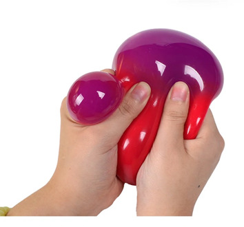 Jumbo Color Change Stress Ball Squeeze Squishy Toys Tangle Fidget Toy Autism ADHD Anxiety and Stress Relief For Adults Kids