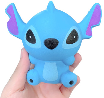 Jumbo Cute Stitch Squishy Simulation Slow Rising Sweet Scented Decompression Stress Relief Soft Squeeze Toys Fun for Child Toy