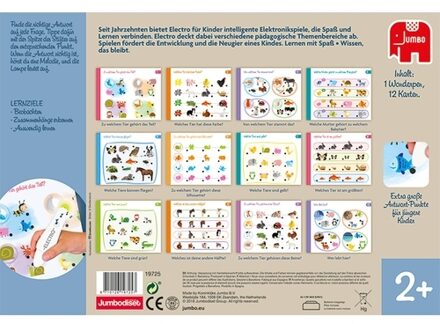 Jumbo Electro Wonderpe Entdecke d. Tiere Leerspel