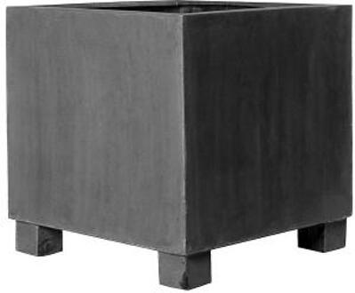 Jumbo Feet 90x90x90 cm grijs vierkante plantenbak