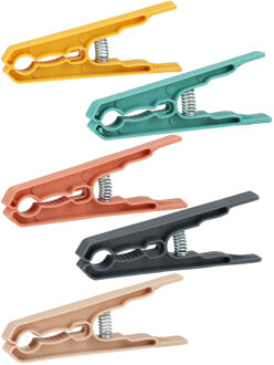 Jumbo Grip wasknijpers -24x - kunststof - 9 cm - Knijpers Multikleur