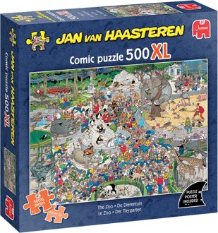 Jumbo Jan van Haasteren - De Dierentuin Puzzel (500 XL stukjes)