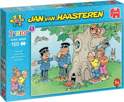 Jumbo Jan van Haasteren Junior Puzzel Verstoppertje - 150 stukjes