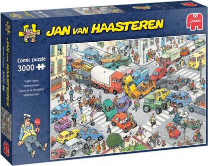 Jumbo Jan van Haasteren Legpuzzel Traffic Chaos, 3000st.