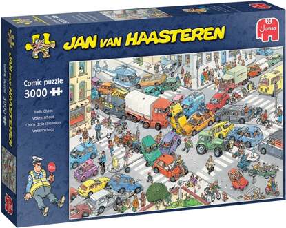 Jumbo Jan van Haasteren Legpuzzel Traffic Chaos, 3000st.