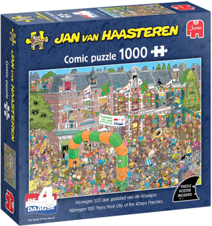 Jumbo Jan van Haasteren – Nijmegen 100 Jaar Gaststad van de 4-Daagse Puzzel (1000 stukjes)