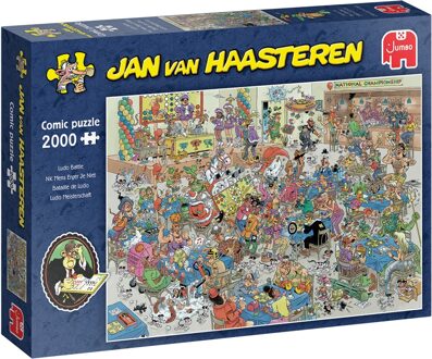 Jumbo Jan van Haasteren - NK Mens Erger Je Niet Puzzel (2000 stukjes)