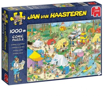 Jumbo Jan van Haasteren puzzel kamperen in het bos - 1000 stukjes