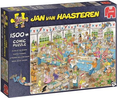 Jumbo Jan van Haasteren puzzel taarten toernooi - 1500 stukjes Multikleur