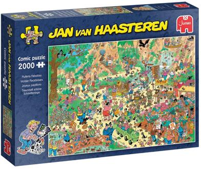 Jumbo Jan van Haasteren - Vrolijke Fladderaars Puzzel (2000 stukjes)