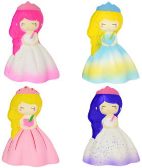 Jumbo Kawaii Princess Girl Doll Squishy Slow Rising Soft Squeeze Toy Bread Cake Scented Stress Relief Fun for Kid Xmas Gift