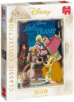 Jumbo legpuzzel Disney Lady en de Vagebond 1000 stukjes