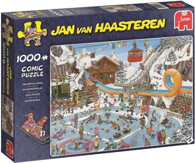 Jumbo legpuzzel Jan van Haasteren De Winterspelen 1000 stukjes Multikleur