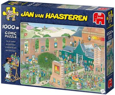 Jumbo legpuzzel Jan van Haasteren The Art Market 1000 stukjes