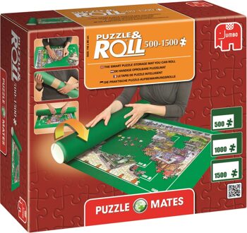 Jumbo oprolbare puzzelmat - 1500 stukjes Groen