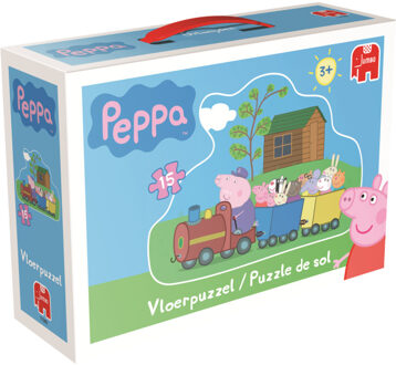 Jumbo Peppa Pig vloerpuzzel, 15 stukjes