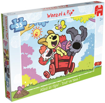 Jumbo Puzzel Woezel en Pip 35 Stukjes