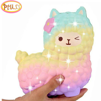 jumbo sheep alpaca squishy cute galaxy slow rising animal squishy squish wholesale exquisite kids gift