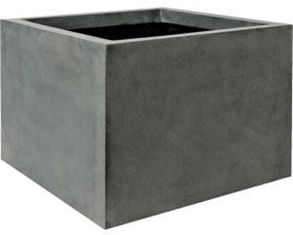 Jumbo square S 70x70x53 cm grijs bloempot