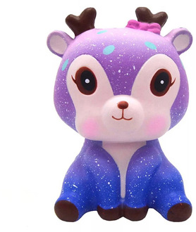 Jumbo Squishy Antistress Squishe animals Galaxy Cute Deer Cream Scented Slow Rising For Children adults Stress Relief Toys