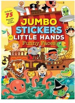 Jumbo Stickers for Little Hands: Funny Faces