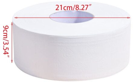 Jumbo Toiletrollen Papier 4 Ply Bad Weefsels Reliëf Verdikte Grote Handdoek