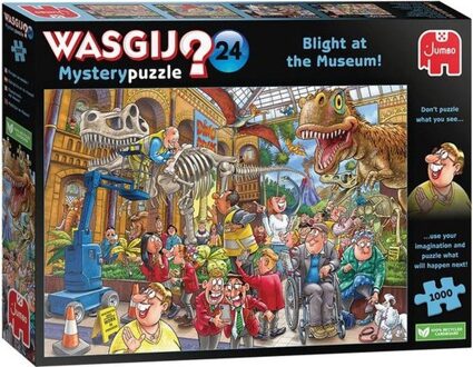 Jumbo Wasgij Mystery 24 Paniek in het museum, 1000st.