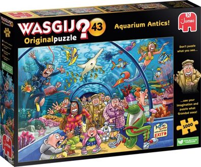 Jumbo Wasgij Original 43 - Aquarium Antics! Puzzel (1000 stukjes)