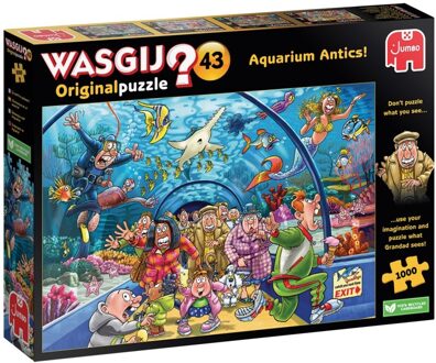 Jumbo Wasgij Original 43 - Aquarium Antics! Puzzel (1000 stukjes)