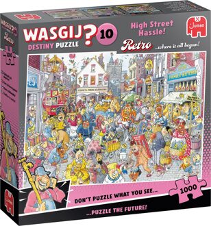 Jumbo Wasgij Retro Destiny 10 - Chaos in de Winkelstraat Puzzel (1000 stukjes)