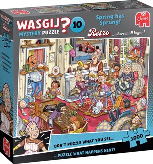 Jumbo Wasgij Retro Mystery 10 - De Voorjaars-schoonmaak! Puzzel (1000 stukjes)