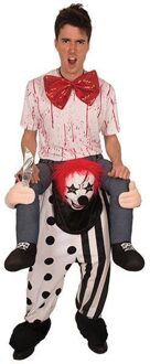 Jump-in scary clown Multikleur - Print
