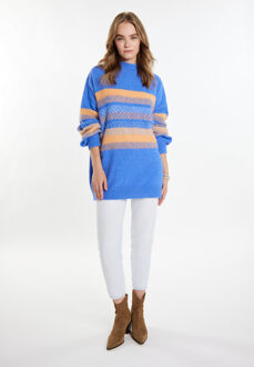Jumper Dames Blauw Veelkleurig - maat