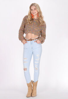 Jumper Dames Bruin Veelkleurig - XL/2XL