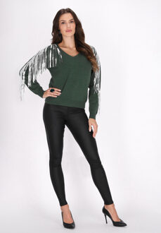 Jumper Dames donkergroen - XL/2XL