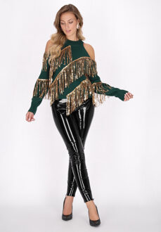 Jumper Dames donkergroen