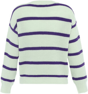 Jumper Dames GEBROKEN WIT PAARS - XS/S