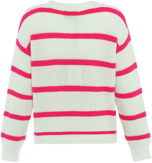 Jumper Dames gebroken wit roze