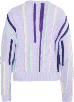 Jumper Dames Lichtpaars veelkleurig - maat Lila