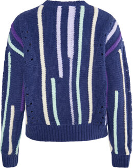Jumper Dames Navy Veelkleurig Marineblauw - M/L