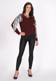 Jumper Dames pruim - maat XL/2XL Paars