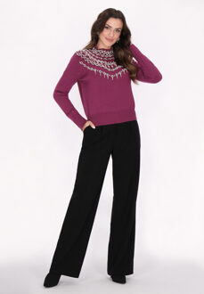 Jumper Dames pruim - maat XS/S Paars