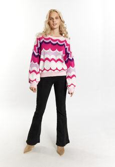 Jumper Dames Roze Veelkleurig - maat M/L