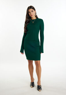 Jumper Dames Smaragdgroen - maat S Donkergroen