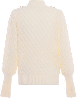 Jumper Dames wolwit Gebroken wit - M/L