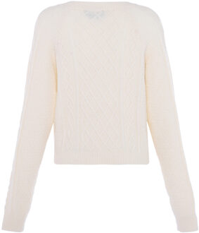 Jumper Dames wolwit Gebroken wit - XL/2XL