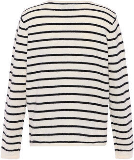 Jumper Dames wolwit Gebroken wit