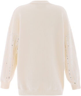 Jumper Dames wolwit - maat Gebroken wit